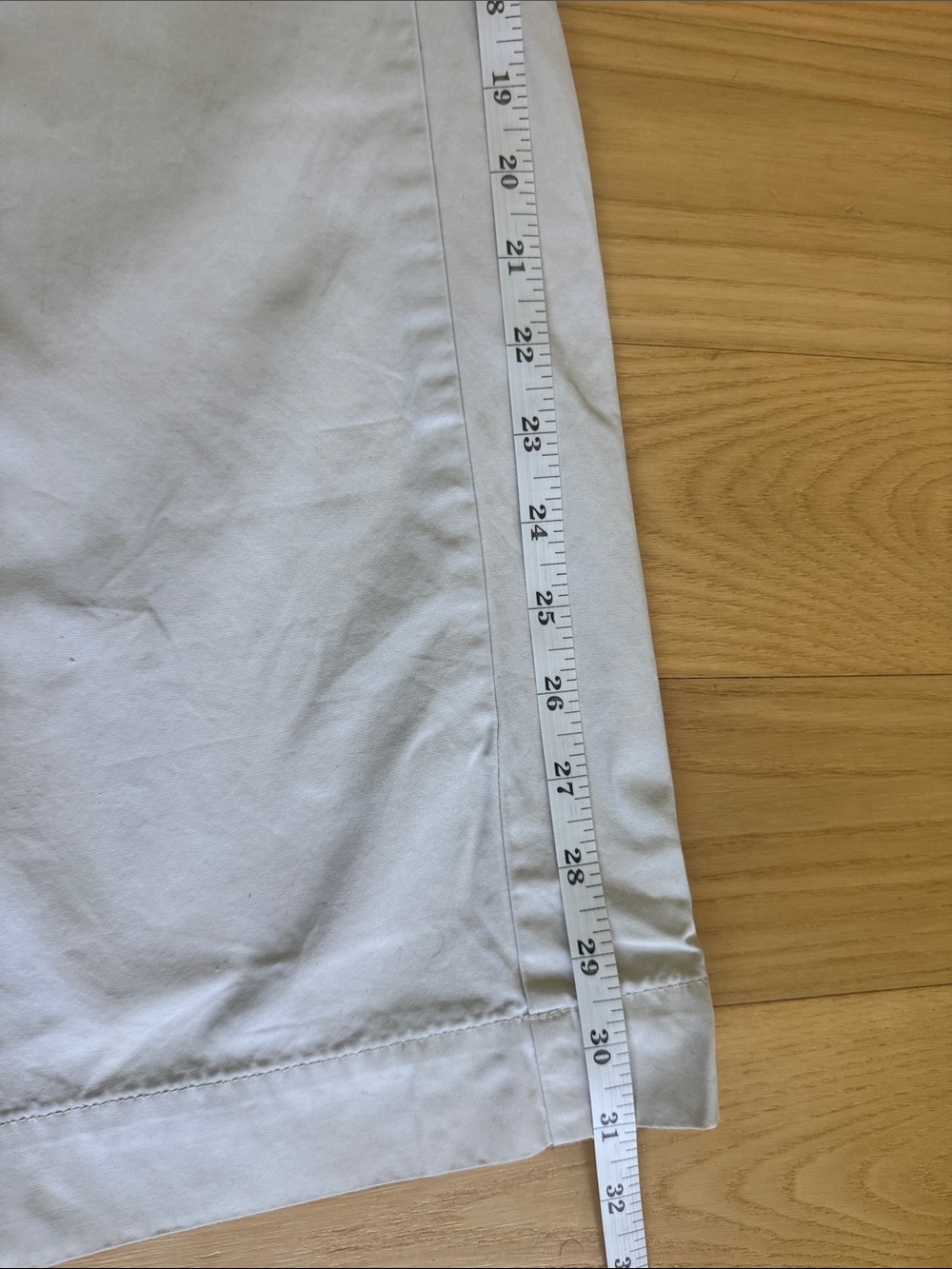 Old Navy Size 4 Khaki Cargo Flare Pants 100% Cotton Wide Leg Y2K Utility - Picture 13 of 14